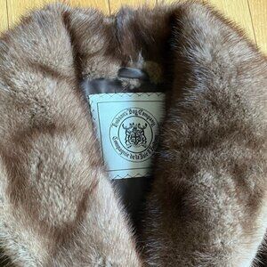Hudsons Bay Company Brown Fur Coat Jacket